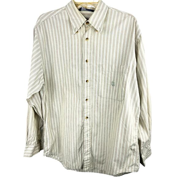Nautica Striped Long Sleeve Button Up Shirt - Picture 6 of 8